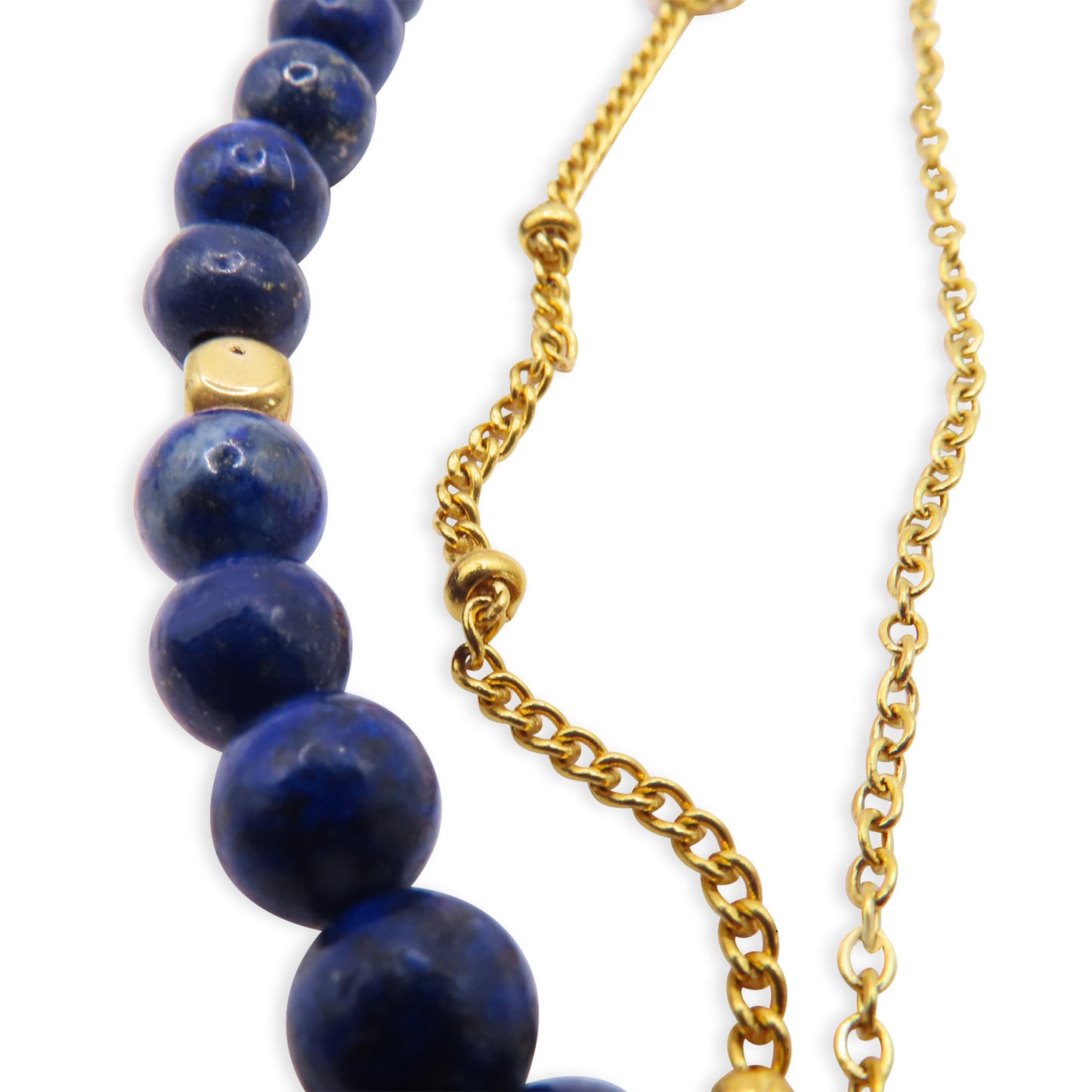 Sage neclace (lapis long style)