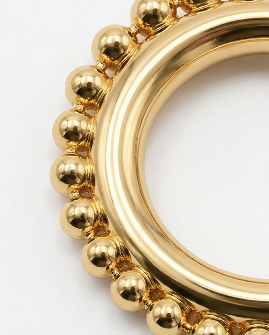 Theodora Beaded Hoops